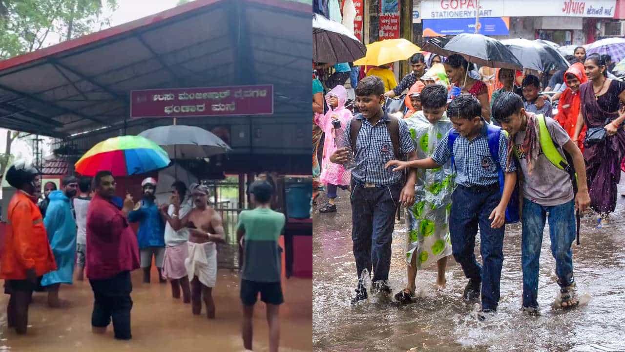 ದಕ್ಷಿಣ ಕನ್ನಡದಲ್ಲಿ ಐವರನ್ನು ಬಲಿ ಪಡೆದ ವರುಣ: ಇನ್ನಷ್ಟು ದಿನ ಮಳೆ ಅಬ್ಬರ, ಶಾಲಾ-ಕಾಲೇಜುಗಳಿಗೆ ರಜೆ