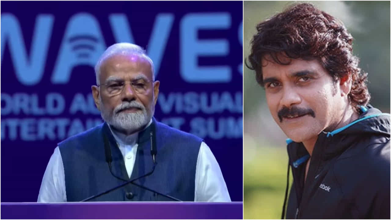 ವೇವ್ಸ್ ಸಮಿಟ್​ನಲ್ಲಿ ಚಿತ್ರರಂಗದ ದಿಗ್ಗಜರ ಅಂಚೆ ಚೀಟಿ ಬಿಡುಗಡೆ; ಮೋದಿಗೆ ನಾಗಾರ್ಜುನ ಧನ್ಯವಾದ