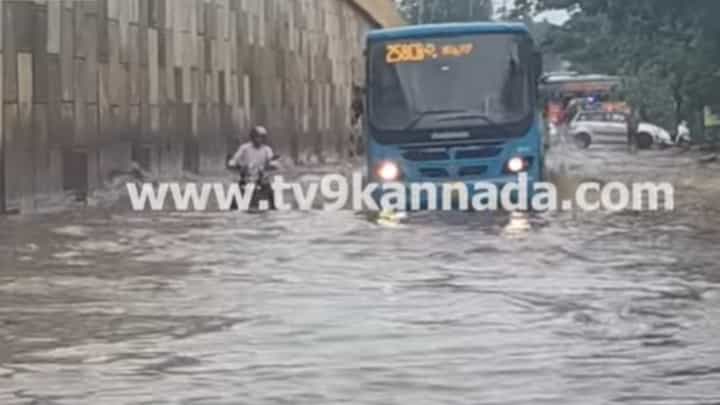 ನೆಲಮಂಗಲ: ಬೆಂಗಳೂರು ತುಮಕೂರು ಹೆದ್ದಾರಿ ಜಲಾವೃತ, ನೀರಿನಲ್ಲಿ ಬಂದ ಬೈಕ್ ಸವಾರನ ಸ್ಥಿತಿ ನೋಡಿ! ನೆಲಮಂಗಲ: ಬೆಂಗಳೂರು ತುಮಕೂರು ಹೆದ್ದಾರಿ ಜಲಾವೃತ, ನೀರಿನಲ್ಲಿ ಬಂದ ಬೈಕ್ ಸವಾರನ ಸ್ಥಿತಿ ನೋಡಿ!