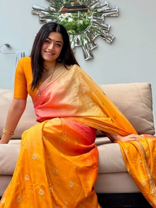 ರಶ್ಮಿಕಾಗೆ ಈ ಸೀರೆ ಉಡುಗೊರೆ ಕೊಟ್ಟವರ್ಯಾರು, ಈ ಚಿತ್ರ ತೆಗೆದವರ್ಯಾರು?