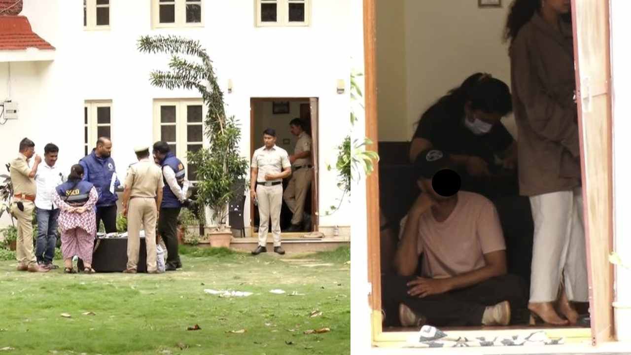 ರೇವ್ ಪಾರ್ಟಿ ಮೇಲೆ ದಾಳಿ: ನಶೆಯಲ್ಲಿ ತೇಲಾಡುತ್ತಿದ್ದ 30ಕ್ಕೂ ಹೆಚ್ಚು ಯುವಕ-ಯುವತಿಯರು ವಶಕ್ಕೆ ರೇವ್ ಪಾರ್ಟಿ ಮೇಲೆ ದಾಳಿ: ನಶೆಯಲ್ಲಿ ತೇಲಾಡುತ್ತಿದ್ದ 30ಕ್ಕೂ ಹೆಚ್ಚು ಯುವಕ-ಯುವತಿಯರು ವಶಕ್ಕೆ