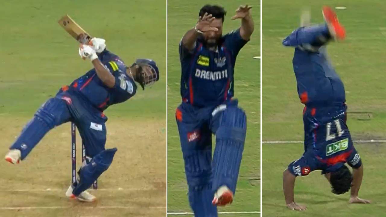 Rishabh Pant: ಫಿಟ್ನೆಸ್ ಬಗ್ಗೆ ಟ್ರೋಲ್ ಮಾಡುವವರೇ ಇದನ್ನ ನೋಡಿ: ಪಲ್ಟಿ ಹೊಡೆದು ಶತಕ ಆಚರಿಸಿದ ರಿಷಭ್ ಪಂತ್