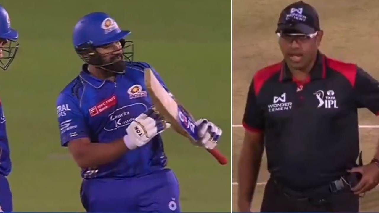 Rohit Sharma: ಸಮಯ ಮುಗಿದ ನಂತರ ಡಿಆರ್ಎಸ್ ತೆಗೆದುಕೊಂಡ ರೋಹಿತ್ ಶರ್ಮಾ?: ಅಂಪೈರಿಂಗ್ ಬಗ್ಗೆ ಮತ್ತೆ ವಿವಾದ Rohit Sharma: ಸಮಯ ಮುಗಿದ ನಂತರ ಡಿಆರ್ಎಸ್ ತೆಗೆದುಕೊಂಡ ರೋಹಿತ್ ಶರ್ಮಾ?: ಅಂಪೈರಿಂಗ್ ಬಗ್ಗೆ ಮತ್ತೆ ವಿವಾದ