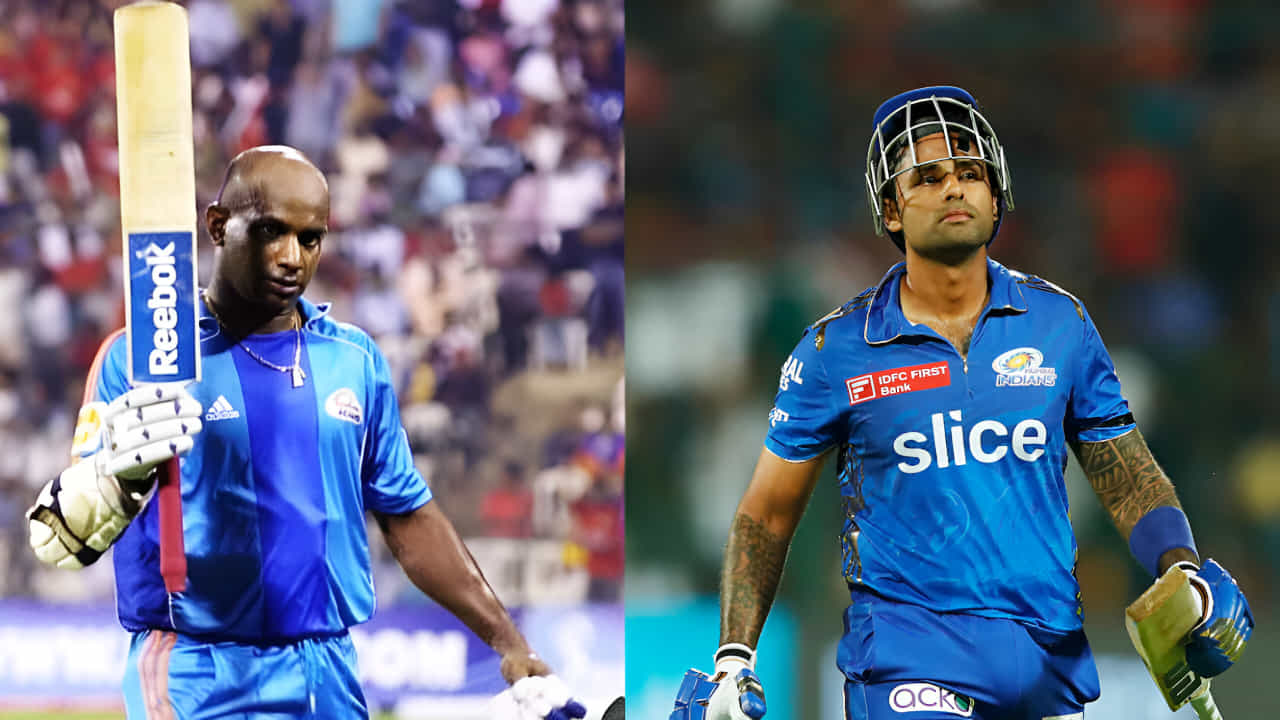 IPL 2025: ಐಪಿಎಲ್ನ 69ನೇ ಪಂದ್ಯದ ಮೂಲಕ ಸೂರ್ಯಕುಮಾರ್ ಯಾದವ್ (Suryakumar Yadav) ಹಲವು ದಾಖಲೆಗಳನ್ನು ನಿರ್ಮಿಸಿದ್ದಾರೆ. ಈ ದಾಖಲೆಗಳೊಂದಿಗೆ ಮುಂಬೈ ಇಂಡಿಯನ್ಸ್ ಪರ ಸನತ್ ಜಯಸೂರ್ಯ ಬರೆದಿಟ್ಟಿದ್ದ ವಿಶೇಷ ದಾಖಲೆಯೊಂದನ್ನು ಅಳಿಸಿ ಹಾಕಿದ್ದಾರೆ. ಈ ದಾಖಲೆ ಯಾವುದು ಎಂಬುದರ ಸಂಪೂರ್ಣ ಮಾಹಿತಿ ಈ ಕೆಳಗಿನಂತಿದೆ....