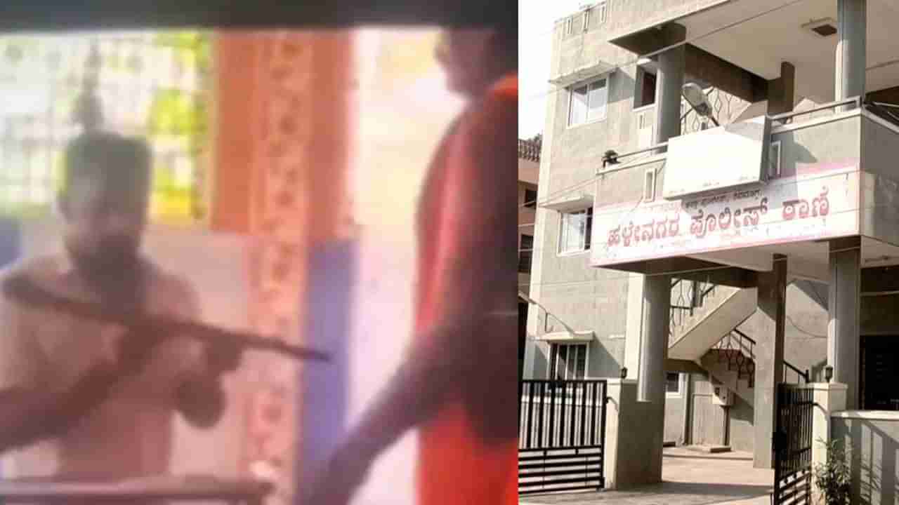 ಶಿವಮೊಗ್ಗದಲ್ಲಿ ಹೆಚ್ಚಾದ ಓಪನ್ ರೌಡಿಸಂ: ದೇವಸ್ಥಾನದಲ್ಲಿ ಮಚ್ಚು ಪೂಜೆ, ರೌಡಿಯಿಂದ ಫೈರಿಂಗ್