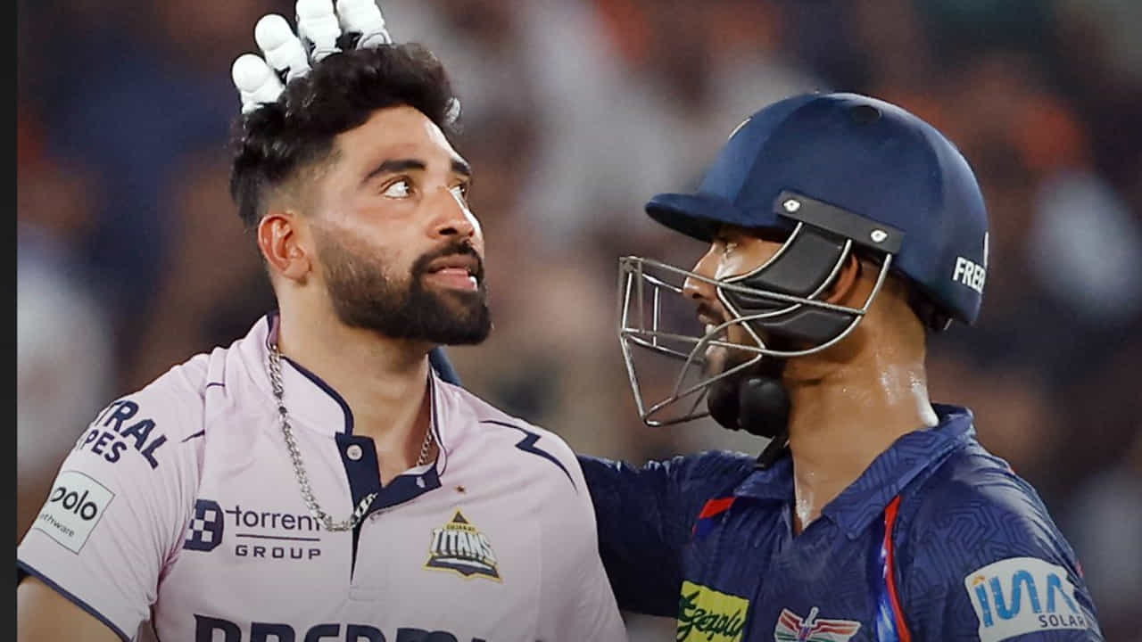 IPL 2025: ಸುಮ್ಮನಿದ್ದ ಪೂರನ್ನ ಕೆಣಕಿ ಇಂಗು ತಿಂದ ಮಂಗನಂತಾದ ಸಿರಾಜ್; ವಿಡಿಯೋ ನೋಡಿ IPL 2025: ಸುಮ್ಮನಿದ್ದ ಪೂರನ್ನ ಕೆಣಕಿ ಇಂಗು ತಿಂದ ಮಂಗನಂತಾದ ಸಿರಾಜ್; ವಿಡಿಯೋ ನೋಡಿ