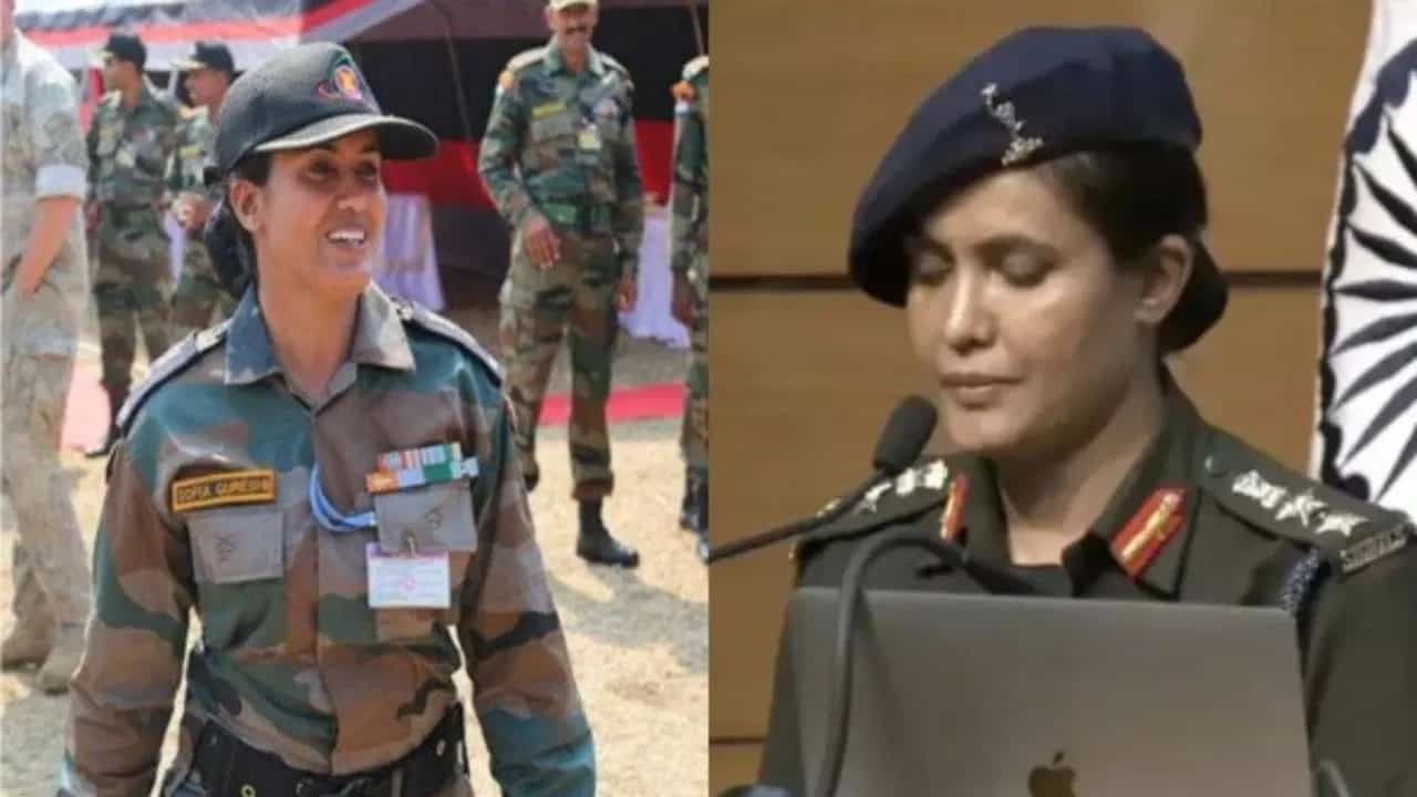 ಆಪರೇಷನ್ ಸಿಂಧೂರ್: ಪಾಕಿಸ್ತಾನಕ್ಕೆ ದಿಟ್ಟ ಉತ್ತರ ನೀಡಿದ ಕರ್ನಲ್ ಸೋಫಿಯಾ ಖುರೇಷಿ ಯಾರು? ಇಲ್ಲಿದೆ ಮಾಹಿತಿ ಆಪರೇಷನ್ ಸಿಂಧೂರ್: ಪಾಕಿಸ್ತಾನಕ್ಕೆ ದಿಟ್ಟ ಉತ್ತರ ನೀಡಿದ ಕರ್ನಲ್ ಸೋಫಿಯಾ ಖುರೇಷಿ ಯಾರು? ಇಲ್ಲಿದೆ ಮಾಹಿತಿ