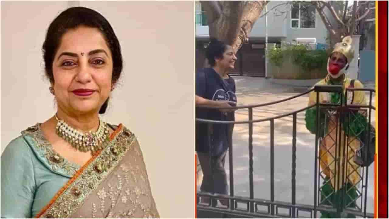 ಸುಹಾಸಿನಿ ಸರಳತೆಗೆ ಅವರೇ ಸಾಟಿ; ಬೀದಿ ಬದಿ ಕಲಾವಿದನ ಹಾಡನ್ನು ಶ್ರದ್ಧೆಯಿಂದ ಕೇಳಿ ಮೆಚ್ಚಿದ ನಟಿ