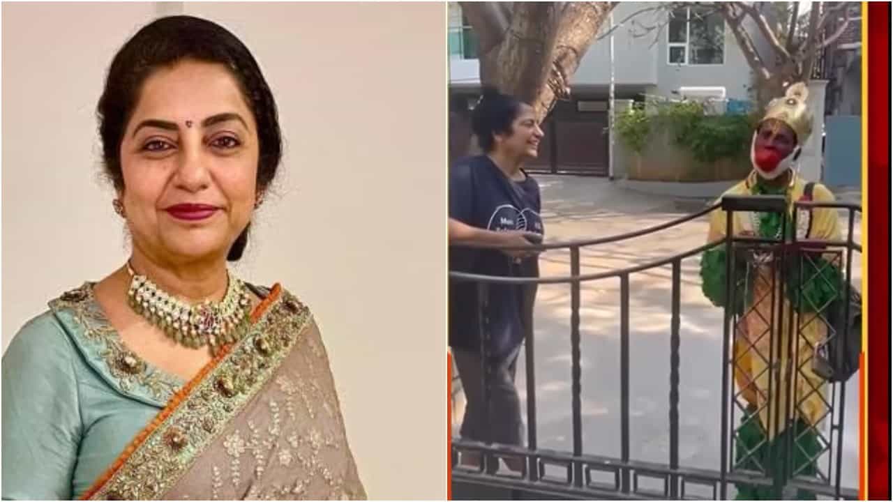 ಸುಹಾಸಿನಿ ಸರಳತೆಗೆ ಅವರೇ ಸಾಟಿ; ಬೀದಿ ಬದಿ ಕಲಾವಿದನ ಹಾಡನ್ನು ಶ್ರದ್ಧೆಯಿಂದ ಕೇಳಿ ಮೆಚ್ಚಿದ ನಟಿ