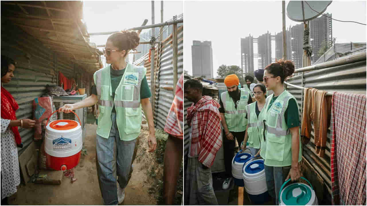 ಸುಡು ಬೇಸಿಗೆಯಲ್ಲಿ ಬಡವರಿಗೆ ವಾಟರ್ ಕೂಲರ್ ನೀಡಿದ ನಟಿ ತಾಪ್ಸಿ ಪನ್ನು