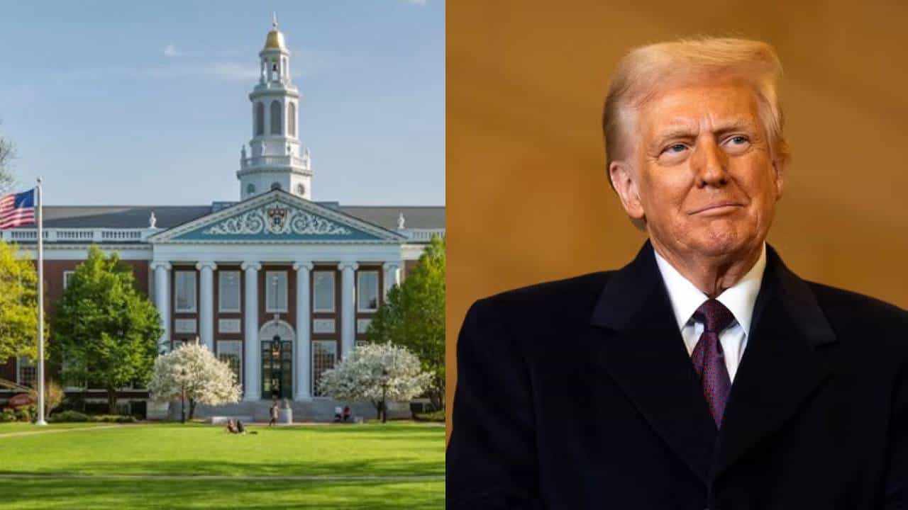 Harvard University: ಹಾರ್ವರ್ಡ್ ವಿಶ್ವವಿದ್ಯಾಲಯಕ್ಕೆ ವಿದೇಶಿ ವಿದ್ಯಾರ್ಥಿಗಳ ಪ್ರವೇಶ ನಿಷೇಧಿಸಿದ ಟ್ರಂಪ್ ಸರ್ಕಾರ Harvard University: ಹಾರ್ವರ್ಡ್ ವಿಶ್ವವಿದ್ಯಾಲಯಕ್ಕೆ ವಿದೇಶಿ ವಿದ್ಯಾರ್ಥಿಗಳ ಪ್ರವೇಶ ನಿಷೇಧಿಸಿದ ಟ್ರಂಪ್ ಸರ್ಕಾರ