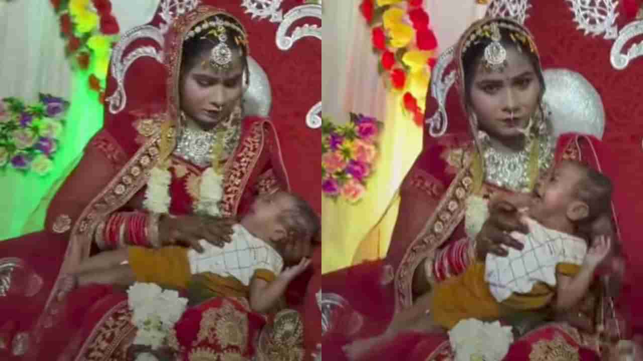 ಊಟ ಮಾಡ್ಕೊಂಡು ಬರ್ತೇವೆ, ವಧುವಿನ ಕೈಗೆ ಮಗು ಕೊಟ್ಟು ಹೋದ ಕಿಲಾಡಿ ಜೋಡಿ