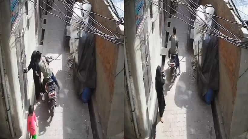 Video: ರಸ್ತೆಯಲ್ಲಿ ಹೋಗುತ್ತಿದ್ದ ಬುರ್ಖಾದಾರಿ ಮಹಿಳೆಗೆ ಕಿಸ್ ಮಾಡಿ ಹೋದ ಯುವಕ