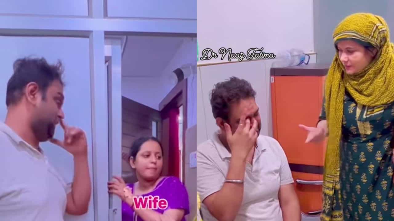 ಹೆಂಡ್ತಿಗೆ ಹೆರಿಗೆ ನೋವು : ಪತ್ನಿ ನೋವು ಅನುಭವಿಸುವುದನ್ನು ನೋಡಿ ಬಿಕ್ಕಿ ಬಿಕ್ಕಿ ಅತ್ತ ಪತಿ ಹೆಂಡ್ತಿಗೆ ಹೆರಿಗೆ ನೋವು : ಪತ್ನಿ ನೋವು ಅನುಭವಿಸುವುದನ್ನು ನೋಡಿ ಬಿಕ್ಕಿ ಬಿಕ್ಕಿ ಅತ್ತ ಪತಿ