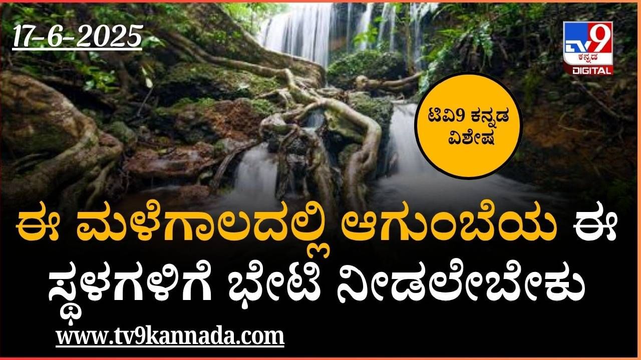 ಈಗ ಸರಿಯಾದ ಸಮಯ ಆಗುಂಬೆಯ ಈ ಸ್ಥಳಗಳಿಗೆ ಹೋಗಲು