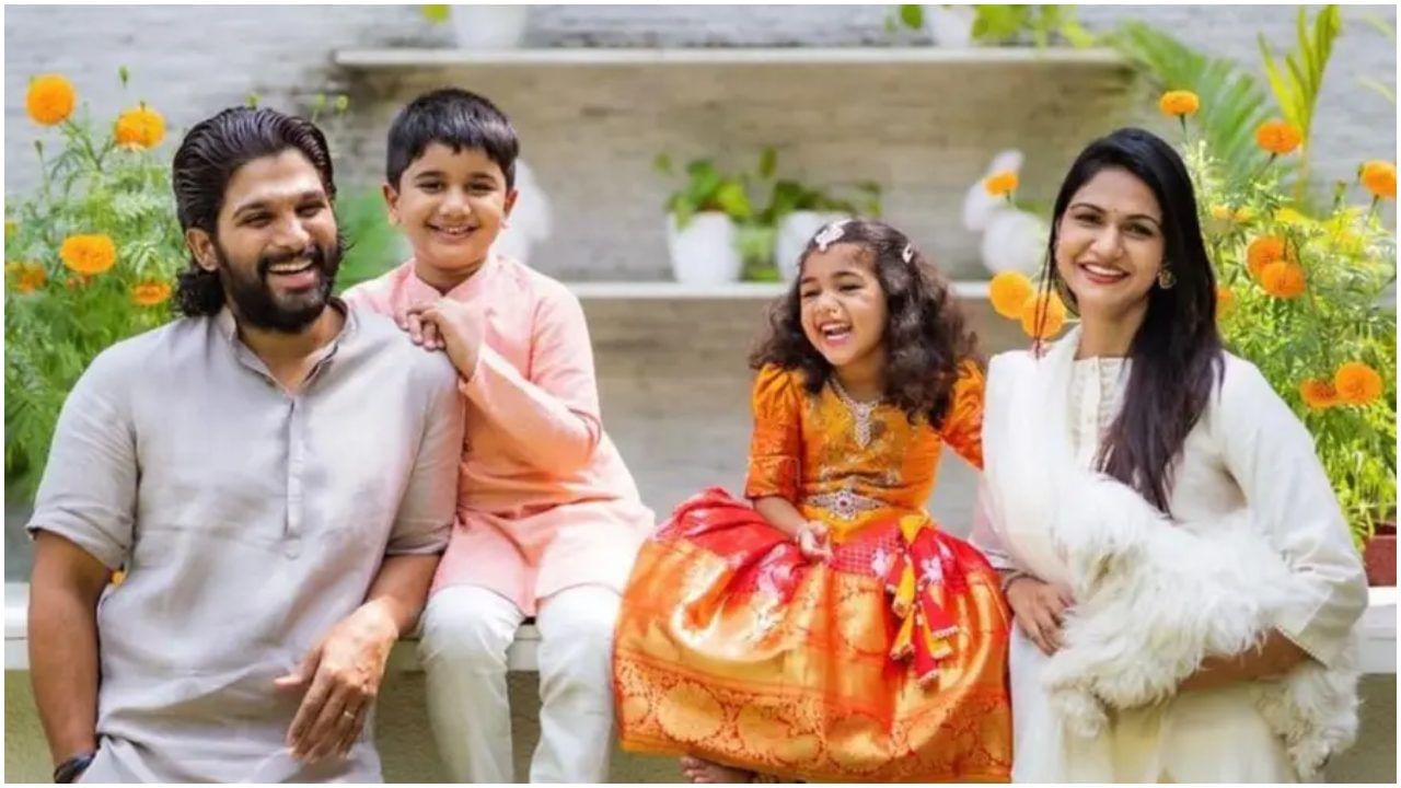 ‘ಫಾದರ್ಸ್​ ಡೇ’ ದಿನ ಅಲ್ಲು ಅರ್ಜುನ್​ಗೆ ಮಕ್ಕಳಿಂದ ಸರ್​ಪ್ರೈಸ್​; ಭಾವುಕರಾದ ನಟ