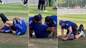 VIDEO: ಟೀಮ್ ಇಂಡಿಯಾ ಪ್ರ್ಯಾಕ್ಟೀಸ್ ಸೆಷನ್​ನಲ್ಲಿ ಮಾರಾಮಾರಿ