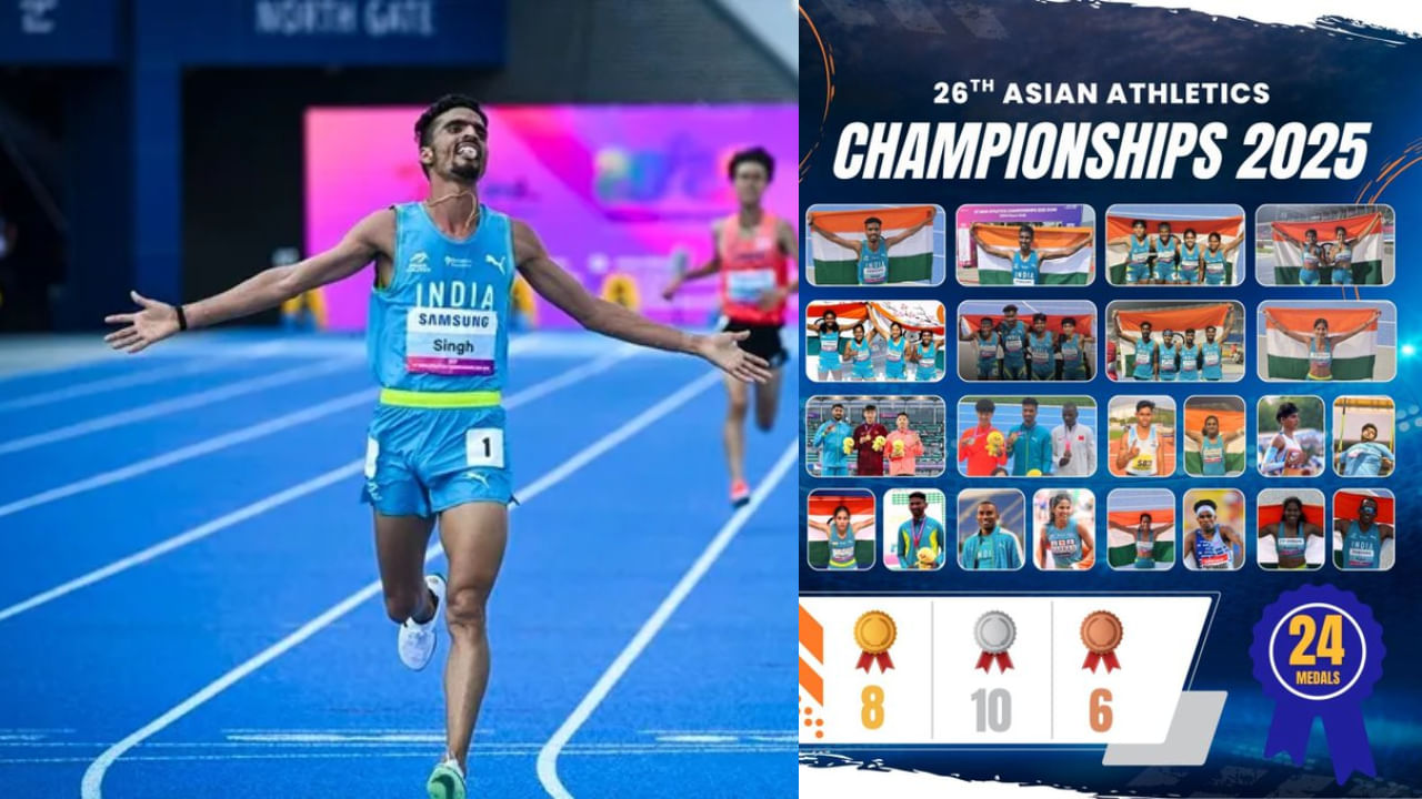 ಏಷ್ಯನ್ ಅಥ್ಲೆಟಿಕ್ಸ್ ಚಾಂಪಿಯನ್ಶಿಪ್; ದಾಖಲೆಯ 24 ಪದಕ ಗೆದ್ದ ಭಾರತಕ್ಕೆ 2ನೇ ಸ್ಥಾನ ಏಷ್ಯನ್ ಅಥ್ಲೆಟಿಕ್ಸ್ ಚಾಂಪಿಯನ್ಶಿಪ್; ದಾಖಲೆಯ 24 ಪದಕ ಗೆದ್ದ ಭಾರತಕ್ಕೆ 2ನೇ ಸ್ಥಾನ
