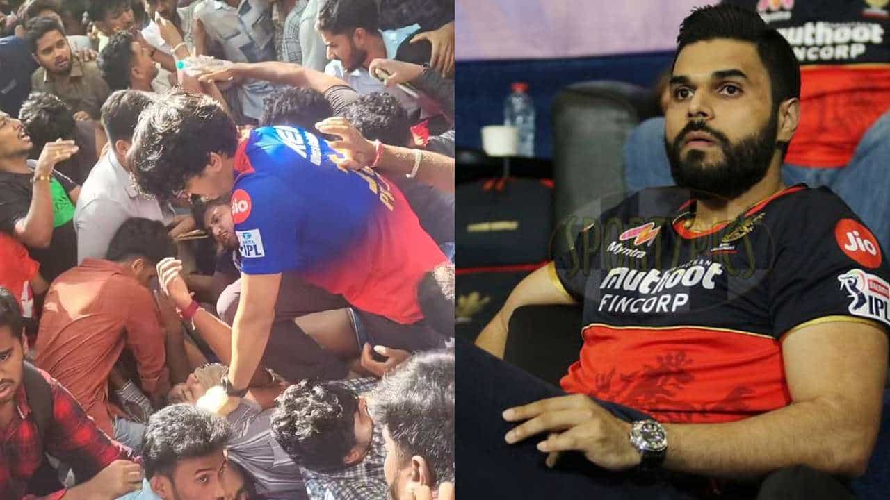 Bengaluru Stampede: RCB ಮಾರ್ಕೆಟಿಂಗ್ ಮುಖಸ್ಥ ಸೇರಿ ನಾಲ್ವರಿಗೆ 14 ದಿನ ನ್ಯಾಯಾಂಗ ಬಂಧನ Bengaluru Stampede: RCB ಮಾರ್ಕೆಟಿಂಗ್ ಮುಖಸ್ಥ ಸೇರಿ ನಾಲ್ವರಿಗೆ 14 ದಿನ ನ್ಯಾಯಾಂಗ ಬಂಧನ