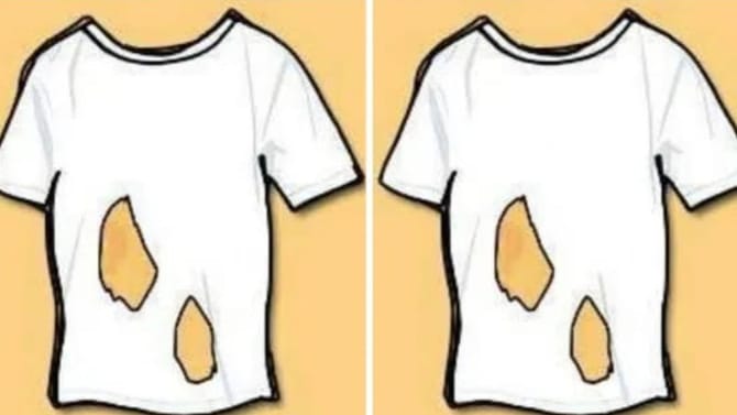 ಈ ಟೀ ಶರ್ಟ್‌ನಲ್ಲಿ ಎಷ್ಟು ತೂತುಗಳಿವೆ ಎಂದು ಹೇಳುವಿರಾ?