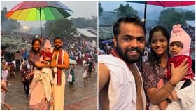 ಕೊಟ್ಟಿಯೂರು ದೇವಸ್ಥಾನಕ್ಕೆ ಭೇಟಿ ನೀಡಿ ದೇವರ ದರ್ಶನ ಪಡೆದ ಧನರಾಜ್, ಪತ್ನಿ