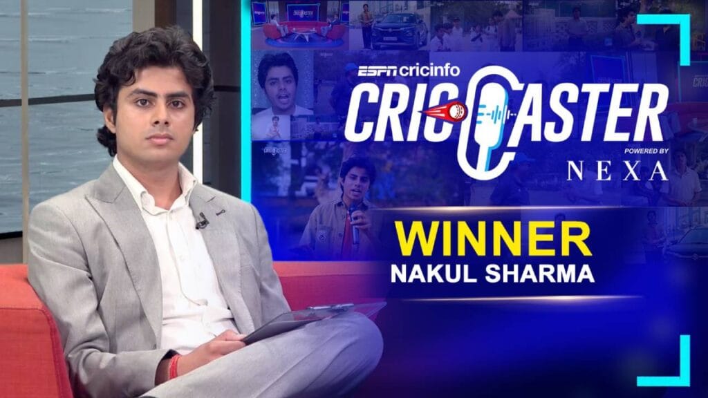 ESPNcricinfo Names Winner of Inaugural CricCaster Powered by Nexa