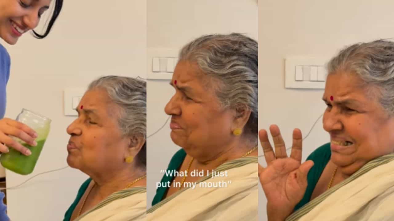 Video: ಅಜ್ಜಿಗೆ ಜಪಾನೀಸ್ ಗ್ರೀನ್ ಟೀ ಕುಡಿಸಿದ ಮೊಮ್ಮಗಳು, ಅಜ್ಜಿ ಇದು ಆರೋಗ್ಯಕ್ಕೆ ಎಷ್ಟು ಒಳ್ಳೆಯದು ಗೊತ್ತಾ? Video: ಅಜ್ಜಿಗೆ ಜಪಾನೀಸ್ ಗ್ರೀನ್ ಟೀ ಕುಡಿಸಿದ ಮೊಮ್ಮಗಳು, ಅಜ್ಜಿ ಇದು ಆರೋಗ್ಯಕ್ಕೆ ಎಷ್ಟು ಒಳ್ಳೆಯದು ಗೊತ್ತಾ?