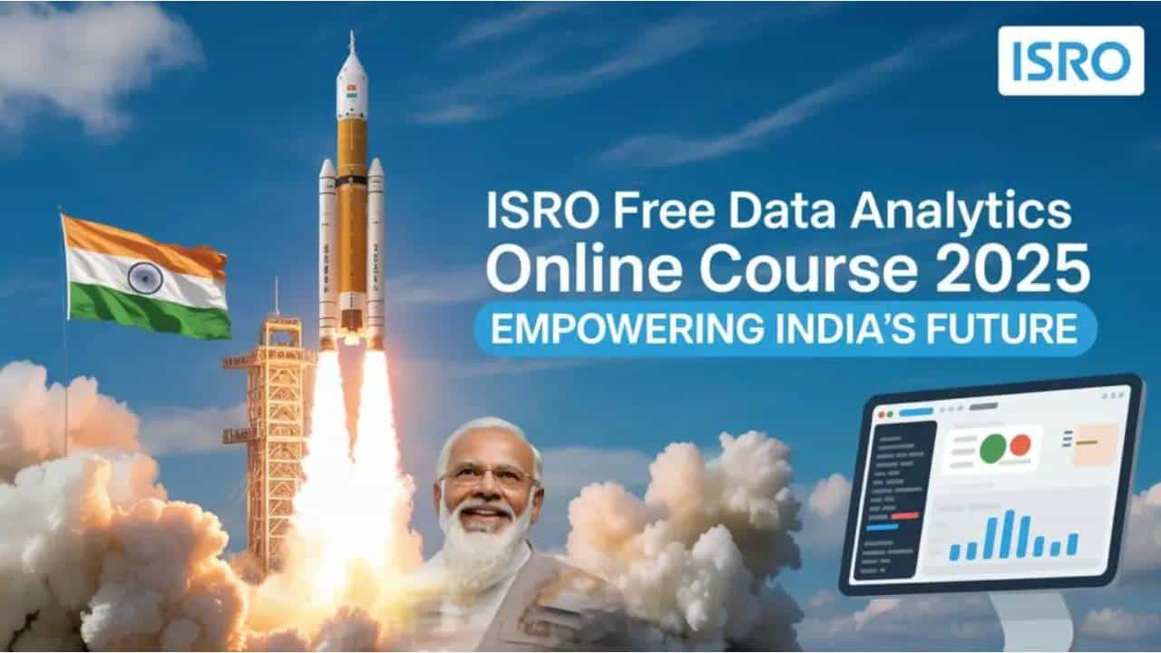 ISRO's Free Course: ಇಸ್ರೋದಿಂದ ಬಂಪರ್​ ಆಫರ್,​​ ಉಚಿತ ಆನ್‌ಲೈನ್ ಕೋರ್ಸ್; ಅರ್ಜಿ ಸಲ್ಲಿಸುವ ವಿಧಾನ ಇಲ್ಲಿದೆ