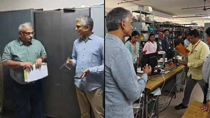 ಬೆಂಗಳೂರು ಡಿಸಿ ಕಚೇರಿಗೆ ಸಚಿವ ಕೃಷ್ಣಭೈರೇಗೌಡ ದಿಢೀರ್ ಭೇಟಿ: ಅಧಿಕಾರಿಗಳು, ಸಿಬ್ಬಂದಿಗೆ ಕ್ಲಾಸ್