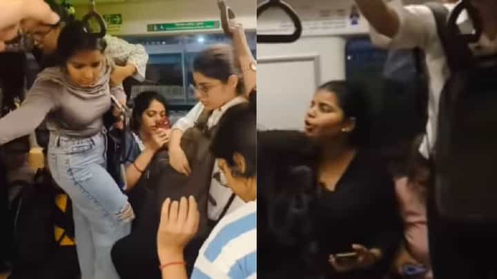Video: ದೆಹಲಿ ಮೆಟ್ರೋದೊಳಗೆ ಬಂದಿತ್ತೇ ಹಾವು? ಕಿರುಚುತ್ತಾ ಸೀಟ್ ಹತ್ತಿ ನಿಂತ ಮಹಿಳೆಯರು Video: ದೆಹಲಿ ಮೆಟ್ರೋದೊಳಗೆ ಬಂದಿತ್ತೇ ಹಾವು? ಕಿರುಚುತ್ತಾ ಸೀಟ್ ಹತ್ತಿ ನಿಂತ ಮಹಿಳೆಯರು