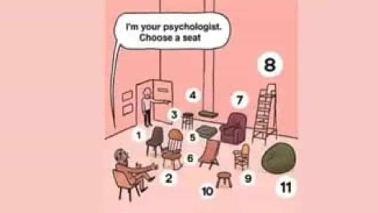 Personality Test : ಈ ಚಿತ್ರದಲ್ಲಿ ನೀವು ಆಯ್ಕೆ ಮಾಡಿಕೊಳ್ಳುವ ಕುರ್ಚಿ ನಿಮ್ಮ ವ್ಯಕ್ತಿತ್ವ ಹೇಳುತ್ತೆ Personality Test : ಈ ಚಿತ್ರದಲ್ಲಿ ನೀವು ಆಯ್ಕೆ ಮಾಡಿಕೊಳ್ಳುವ ಕುರ್ಚಿ ನಿಮ್ಮ ವ್ಯಕ್ತಿತ್ವ ಹೇಳುತ್ತೆ