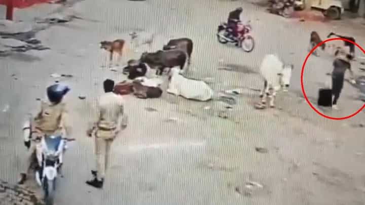 Video: ಆರೋಪಿಗಳು ಕಣ್ಮುಂದಿದ್ದರೂ ಹಿಡಿಯದೆ ಓಡಿ ಹೋಗಲು ಅವಕಾಶ ಕೊಟ್ಟ ಇಬ್ಬರು ಪೊಲೀಸರ ಅಮಾನತು Video: ಆರೋಪಿಗಳು ಕಣ್ಮುಂದಿದ್ದರೂ ಹಿಡಿಯದೆ ಓಡಿ ಹೋಗಲು ಅವಕಾಶ ಕೊಟ್ಟ ಇಬ್ಬರು ಪೊಲೀಸರ ಅಮಾನತು