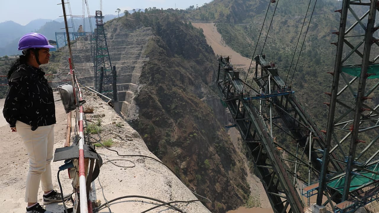 Professor G Madhavi Latha In Chenab Bridge