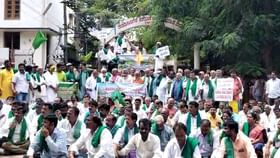 ಮತ್ತೆ ಹೊತ್ತಿಕೊಂಡ ಮಹದಾಯಿ ಹೋರಾಟದ ಕಿಚ್ಚು: ಧಾರವಾಡದಲ್ಲಿ ಪ್ರತಿಭಟನೆ ಆರಂಭ
