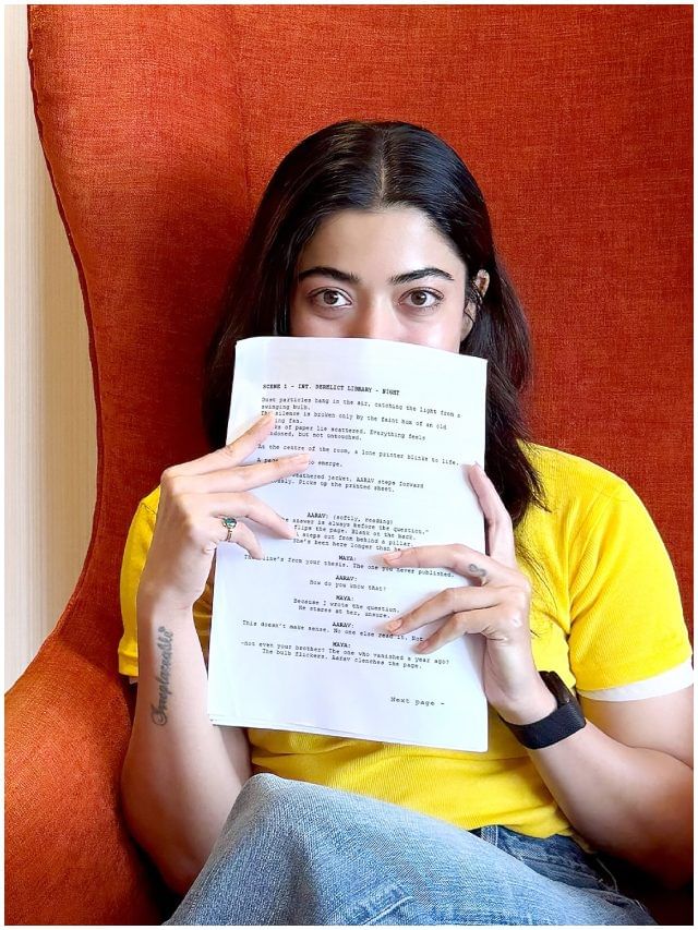 ಹೊಸ ಸ್ಕ್ರಿಪ್ಟ್ ಹಿಡಿದು ಬಂದ ನಟಿ ರಶ್ಮಿಕಾ ಮಂದಣ್ಣ