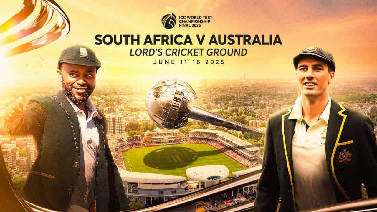 AUS vs SA WTC Final: ನಾಳೆಯಿಂದ ವಿಶ್ವ ಟೆಸ್ಟ್ ಚಾಂಪಿಯನ್ಶಿಪ್ ಫೈನಲ್ ಆರಂಭ: ಭಾರತದಲ್ಲಿ ಲೈವ್ ಸ್ಟ್ರೀಮಿಂಗ್ ನೋಡೋದು ಹೇಗೆ? AUS vs SA WTC Final: ನಾಳೆಯಿಂದ ವಿಶ್ವ ಟೆಸ್ಟ್ ಚಾಂಪಿಯನ್ಶಿಪ್ ಫೈನಲ್ ಆರಂಭ: ಭಾರತದಲ್ಲಿ ಲೈವ್ ಸ್ಟ್ರೀಮಿಂಗ್ ನೋಡೋದು ಹೇಗೆ?