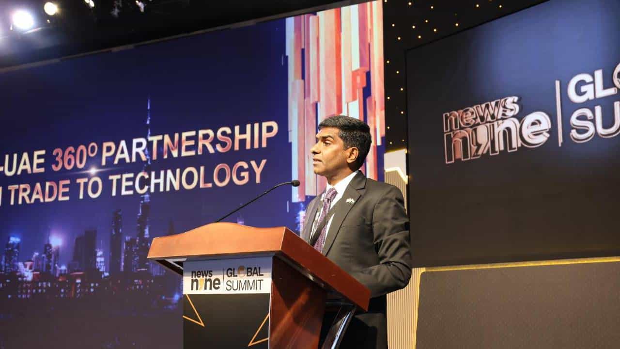 News9 Global Summit: ಭಾರತ-ಯುಎಇ ಸಂಬಂಧದಲ್ಲಿ ‘ಸಿಇಪಿಎ’ ಗೇಮ್ ಚೇಂಜರ್: ಸತೀಶ್ ಕುಮಾರ್ ಸಿವನ್ News9 Global Summit: ಭಾರತ-ಯುಎಇ ಸಂಬಂಧದಲ್ಲಿ ‘ಸಿಇಪಿಎ’ ಗೇಮ್ ಚೇಂಜರ್: ಸತೀಶ್ ಕುಮಾರ್ ಸಿವನ್