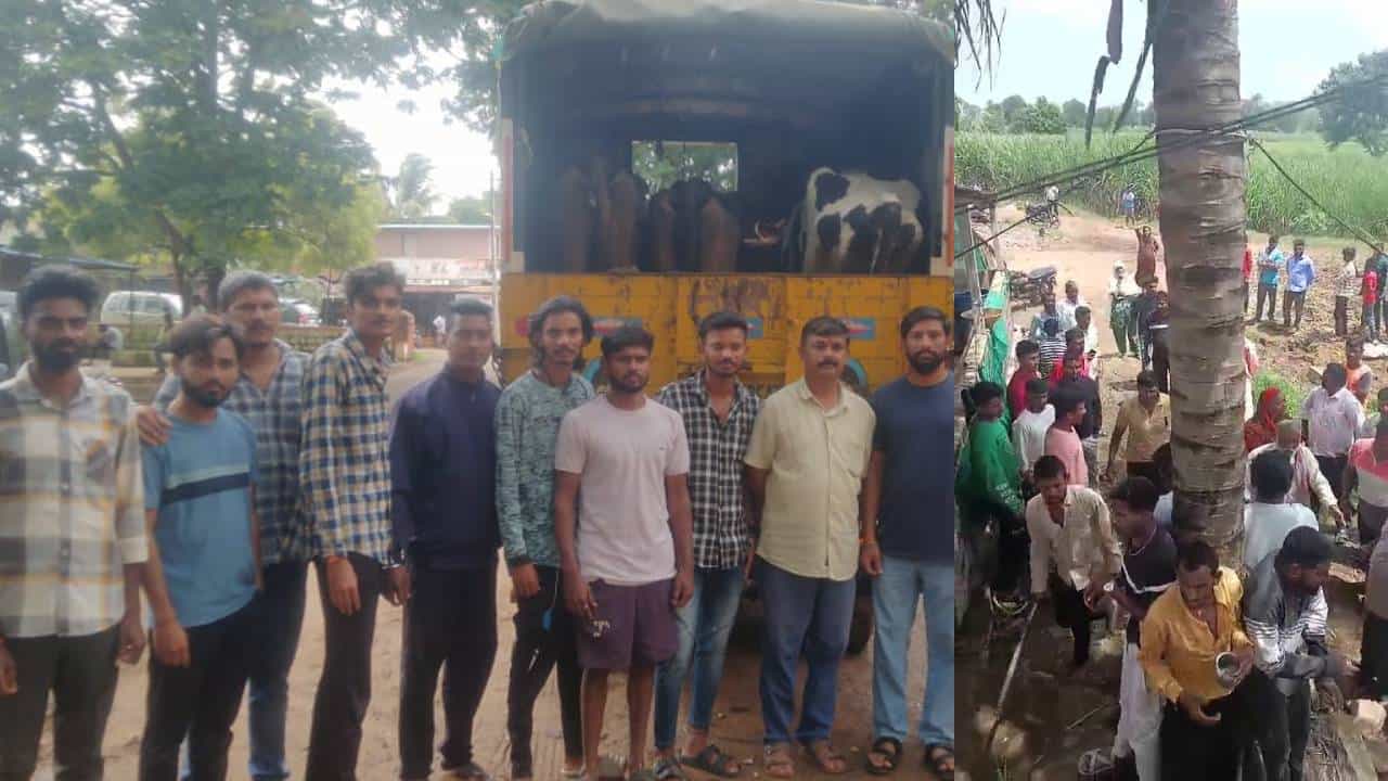 ಬೆಳಗಾವಿಯಲ್ಲಿ ಗೋ ರಕ್ಷಕರನ್ನು ಮರಕ್ಕೆ ಕಟ್ಟಿಹಾಕಿ ಮಾರಣಾಂತಿಕ ಹಲ್ಲೆ: ಉಗ್ರ ಹೋರಾಟದ ಎಚ್ಚರಿಕೆ ನೀಡಿದ ಶ್ರೀರಾಮ ಸೇನೆ ಬೆಳಗಾವಿಯಲ್ಲಿ ಗೋ ರಕ್ಷಕರನ್ನು ಮರಕ್ಕೆ ಕಟ್ಟಿಹಾಕಿ ಮಾರಣಾಂತಿಕ ಹಲ್ಲೆ: ಉಗ್ರ ಹೋರಾಟದ ಎಚ್ಚರಿಕೆ ನೀಡಿದ ಶ್ರೀರಾಮ ಸೇನೆ