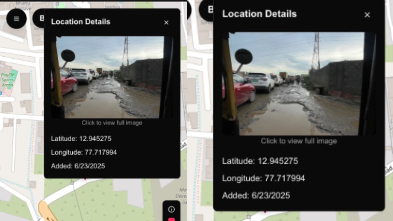 ಬೆಂಗಳೂರಿನ ರಸ್ತೆ ಗುಂಡಿಗಳಿಗೆ ಲೈವ್ ಟ್ರ್ಯಾಕರ್, ಇದು ಅಧಿಕಾರಿಗಳನ್ನು ಎಚ್ಚರಿಸಲು ಹೊಸ ತಂತ್ರ ಬೆಂಗಳೂರಿನ ರಸ್ತೆ ಗುಂಡಿಗಳಿಗೆ ಲೈವ್ ಟ್ರ್ಯಾಕರ್, ಇದು ಅಧಿಕಾರಿಗಳನ್ನು ಎಚ್ಚರಿಸಲು ಹೊಸ ತಂತ್ರ