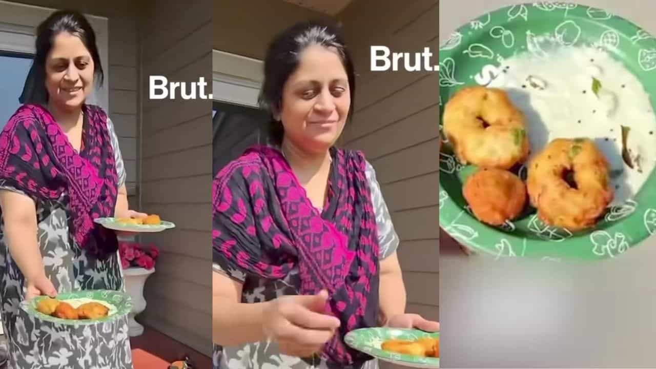 Video : ಅಮೇರಿಕಾದ ಕಟ್ಟಡ ಕಾರ್ಮಿಕರಿಗೆ ಬಿಸಿ ಬಿಸಿ ವಡೆ-ಚಟ್ನಿ ನೀಡಿದ ಭಾರತೀಯ ಮಹಿಳೆ Video : ಅಮೇರಿಕಾದ ಕಟ್ಟಡ ಕಾರ್ಮಿಕರಿಗೆ ಬಿಸಿ ಬಿಸಿ ವಡೆ-ಚಟ್ನಿ ನೀಡಿದ ಭಾರತೀಯ ಮಹಿಳೆ
