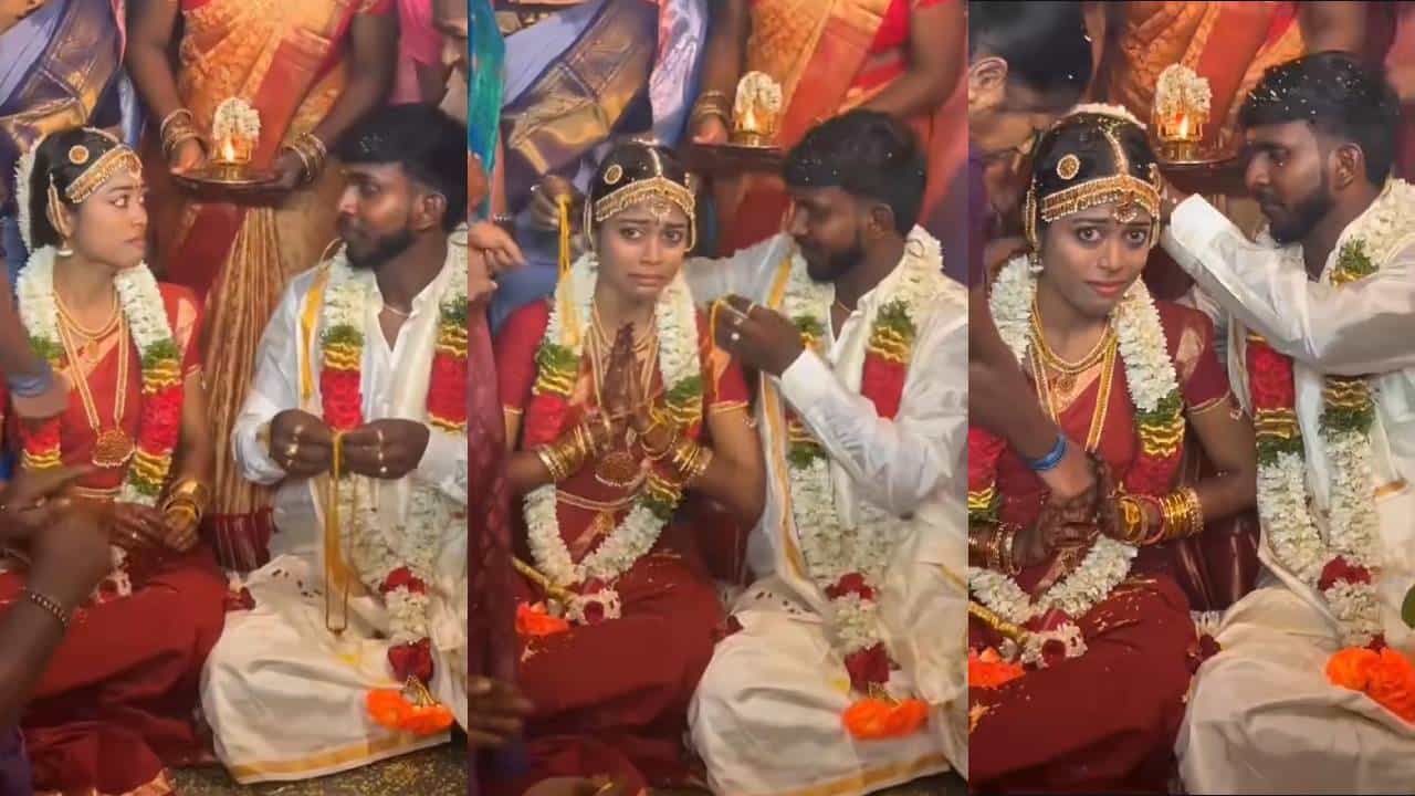 Video: ತಾಳಿ ಕಟ್ಟುವ ಕೊನೆ ಕ್ಷಣದಲ್ಲಿ ವಧುವಿನ ಒಪ್ಪಿಗೆ ಕೇಳಿದ ವರ; ಮದುಮಗಳ ರಿಯಾಕ್ಷನ್‌ ಹೇಗಿತ್ತು ನೋಡಿ