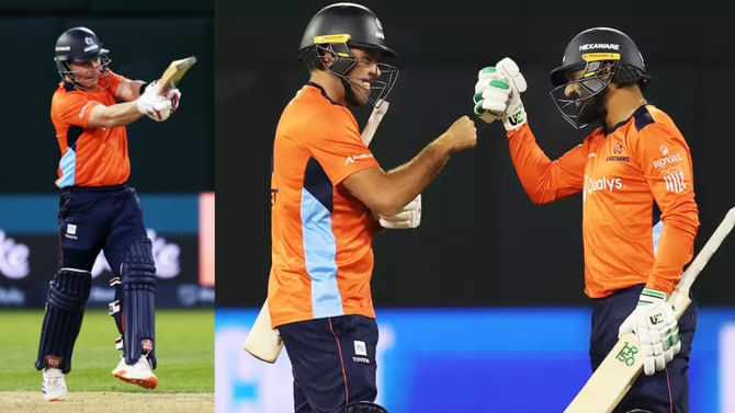6,6,6,6,6:: ಬಿರುಗಾಳಿ ಬ್ಯಾಟಿಂಗ್​ನೊಂದಿಗೆ ಪಂದ್ಯ ಗೆಲ್ಲಿಸಿದ ಬೌಲರ್..!