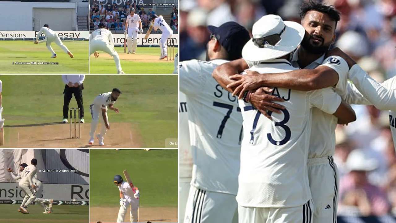 IND vs ENG 2nd Test: ಮೊದಲ ಟೆಸ್ಟ್​ನಲ್ಲಿ ಶತಕ ಸಿಡಿಸಿದ್ದ ಬ್ಯಾಟರ್ಸ್ ಅನ್ನು ಎರಡು ಎಸೆತದಲ್ಲಿ ಪೆವಿಲಿಯನ್​ಗೆ ಅಟ್ಟಿದ ಆಕಾಶ್ ದೀಪ್