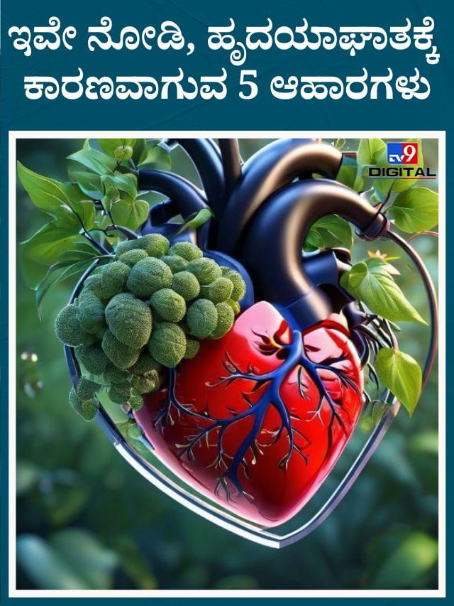 ಈ 5 ಆಹಾರಗಳು ಹೃದಯಾಘಾತಕ್ಕೆ ಕಾರಣವಾಗಬಹುದು