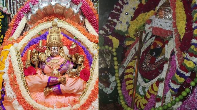 2ನೇ ಆಷಾಡ ಶುಕ್ರವಾರ: ಚಾಮುಂಡೇಶ್ವರಿ ಜತೆಗೆ ಕೋಲಾರಮ್ಮನ ಅಲಂಕಾರ ನೋಡಿ