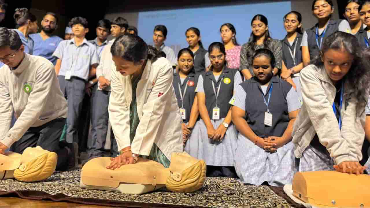 ಮಣಿಪಾಲ್ ಆಸ್ಪತ್ರೆಯಿಂದ 200 ವಿದ್ಯಾರ್ಥಿಗಳಿಗೆ ಸಿಪಿಆರ್ ತರಬೇತಿ, ಯುವಜನರಲ್ಲಿ ಹೆಚ್ಚುತ್ತಿರುವ ಹೃದಯಾಘಾತಕ್ಕೆ ಕಡಿವಾಣ ಹೇಗೆ?