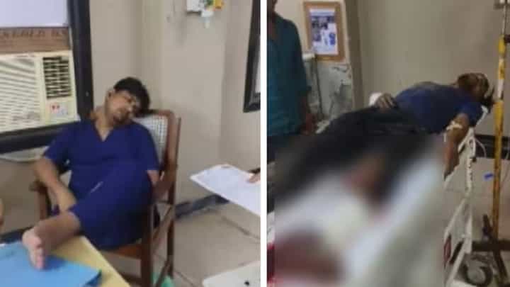 Video: ಕುರ್ಚಿ ಮೇಲೆ ಕುಳಿತು ನಿದ್ರೆಗೆ ಜಾರಿದ ವೈದ್ಯ, ರೋಗಿ ತೀವ್ರ ರಕ್ತಸ್ರಾವದಿಂದ ಸಾವು Video: ಕುರ್ಚಿ ಮೇಲೆ ಕುಳಿತು ನಿದ್ರೆಗೆ ಜಾರಿದ ವೈದ್ಯ, ರೋಗಿ ತೀವ್ರ ರಕ್ತಸ್ರಾವದಿಂದ ಸಾವು
