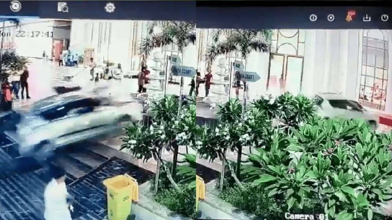 ಹೋಟೆಲ್ ಕಾರಿಡಾರ್​​ ಮೇಲೆ ನುಗ್ಗಿದ ಕಾರು; ಪ್ರೇಯಸಿಯ ಹುಟ್ಟುಹಬ್ಬಕ್ಕೆ ಬಂದಿದ್ದ ಯುವಕ ಸಾವು