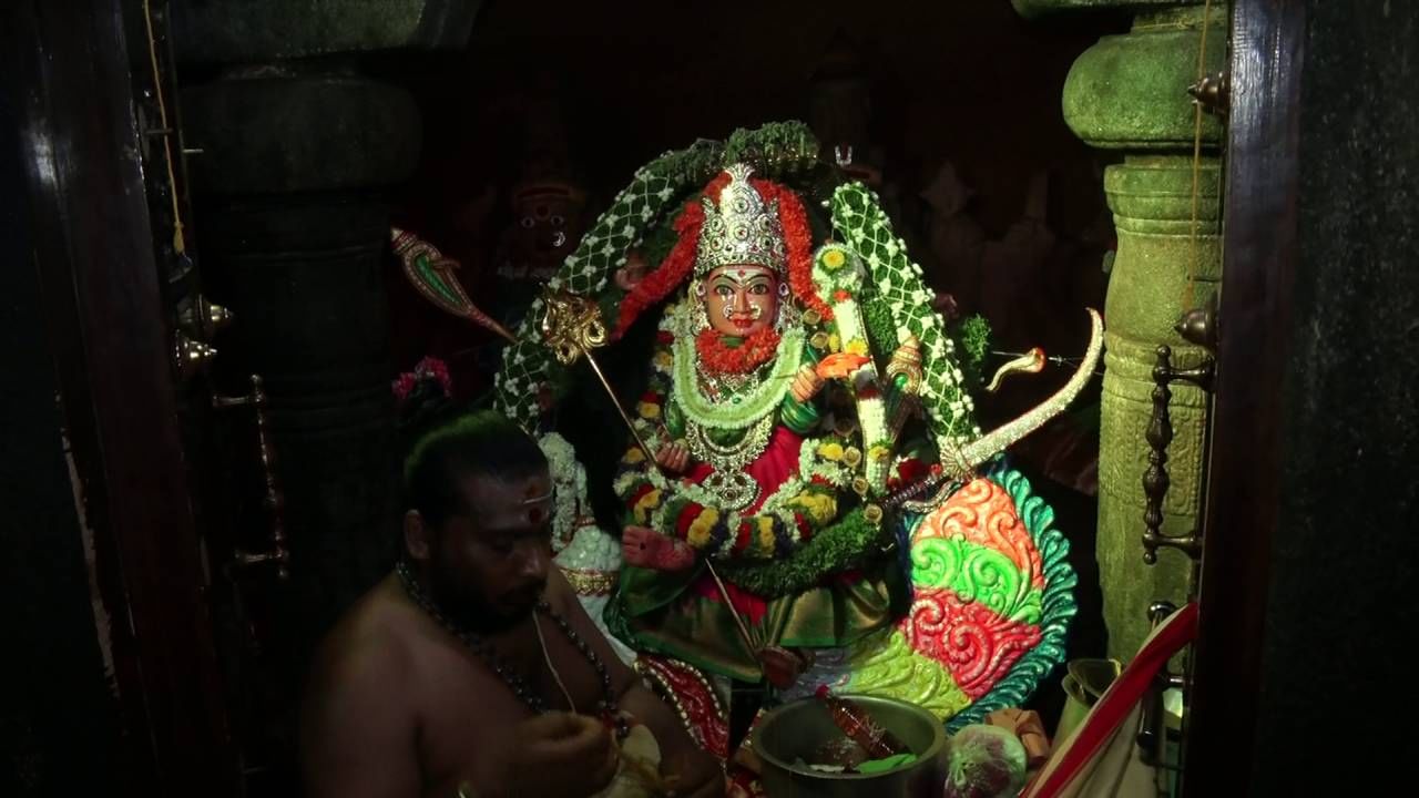 ಇಂದು ವಿಶೇಷವಾಗಿ ದೇವರಿಗೆ ಹಾಗೂ ದೇವಾಲಯಕ್ಕೆ ಮಾವಿನ ಹಣ್ಣಿನ ಅಲಂಕಾರ ಮಾಡಲಾಗಿತ್ತು.
ದೇವಾಲಯಕ್ಕೆ ದೇವಿಯ ಉತ್ಸವ ಮೂರ್ತಿಗೆ ಮಾವಿನ ಹಣ್ಣಿನ ಅಲಂಕಾರ ನೋಡುಗರನ್ನು ಆಕರ್ಶಿಸುವಂತಿತ್ತು. ಇದು ಮಾವಿನ ಶಕೆ ಆಗಿರುವ ಕಾರಣ ಅದರಲ್ಲೂ ರಾಜ್ಯದ ಮಾವಿನ ತವರು ಕೋಲಾರ ಜಿಲ್ಲೆಯ ಶ್ರೀನಿವಾಸಪುರದ ವಿಶೇಷವಾದ ಬಗೆ ಬಗೆಯ ಮಾವಿನ ಹಣ್ಣಿನಿಂದ ಅಲಂಕಾರ ಮಾಡಲಾಗಿತ್ತು. ಸಹಸ್ರಾರು ಸಂಖ್ಯೆಯಲ್ಲಿ ಭಕ್ತರು ಸರತಿ ಸಾಲಿನಲ್ಲಿ ನಿಂತು ದೇವರ ದರ್ಶನ ಪಡೆದರು.  
