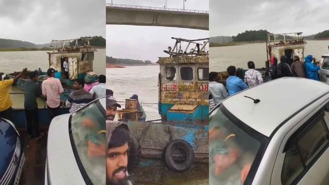 ಹೊಳೆ ನೀರಿನ ಮಧ್ಯದಲ್ಲೇ ಕೆಟ್ಟು ನಿಂತ ಲಾಂಚ್..ಮುಂದೇನಾಯ್ತು..!